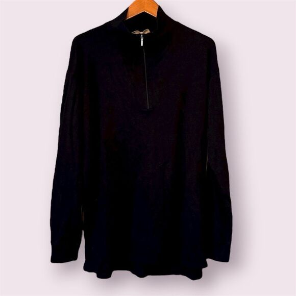 SMARTWOOL Quarter Zip Merino Wool Pullover Sweater - Picture 1 of 10